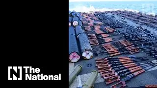 US navy seizes illegal weapons from dhow in Arabian Sea