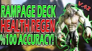 PARAGON RAMPAGE DECK! CRAZY HEALTH REGEN! NEVER MISSED A ROCK