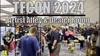 TFCON Los Angeles 2024 - Artist Alley & Dealer Room.