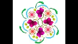 Pixel Art Daily Painting i colored Flowers 🌺 # 661