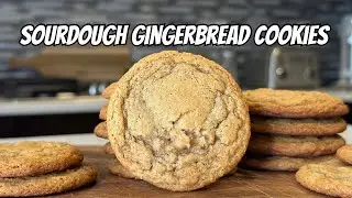 Sourdough Gingerbread Cookies