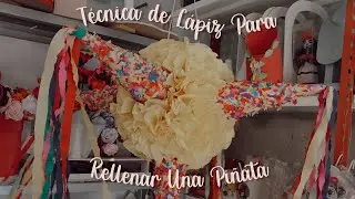 Cómo Rellenar Una Piñata Con La Técnica De Lápiz