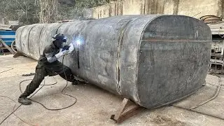 See To How 60000 Liter Petroleum Super Large Oil Tanker Manufacturing Process || Hand Made Process