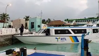 MTCC high speed ferry at Hanimaadhoo