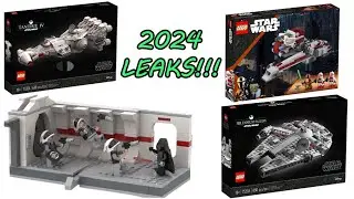 LEGO STAR WARS 2024 NEW LEAKS!!! (MIDI-SCALE, TANTIVE 4 ATTACK, BUILDABLE R2-D2, AND MORE!!!)