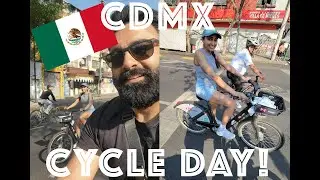 Muévete en Bici: Sunday Bike Ride Through Traffic-Free Streets in CDMX! 🚴‍♂️🌇 #CDMX #MuéveteEnBici