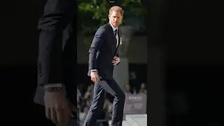Prince Harry paid tribute to WWll veterans and his grandfather Prince Phillip