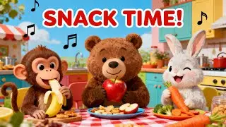 Hungry Animals Snack Time | Fun Food & Routine Song by DodoVerse for Kids