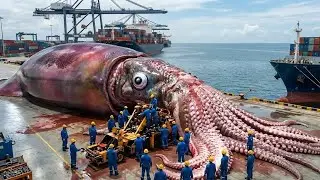 72-Hour Deep Sea Mission: Hunting a 2,500KG Colossal Squid | Longline Fishing Documentary