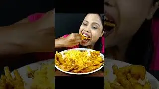 Eating Show Spicy Chicken Feet Curry With Ric