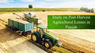 Study on Post Harvest Losses in Agricultural Supply Chain