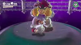 Super Mario Odyssey - Bowser (Moon Kingdom) Boss Fight