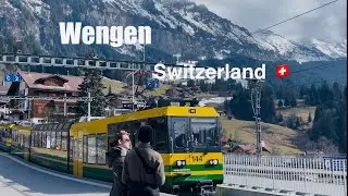 Wengen | scenic train journey in Switzerland 🇨🇭