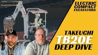 Discussing the Electric TB20E Compact Excavator with Takeuchi's David Caldwell