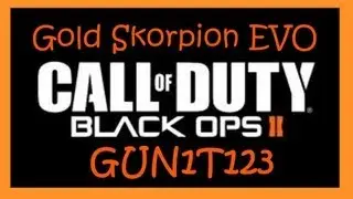 Black Ops 2: Gold Skorpion EVO In Action!