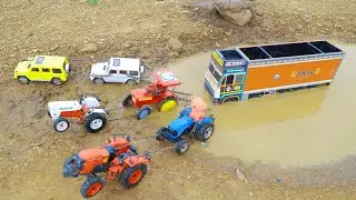 New Dumper Truck Accident Pulling Out JCB Swaraj Eicher Kubota Sonalika Fortuner GWagon Car ? CS Toy