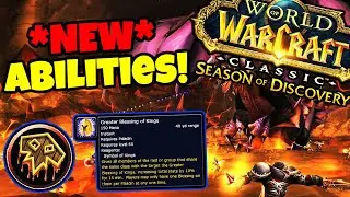 *NEW* Season of Discovery Abilities - Shamans Getting Blessing of Kings!