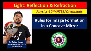 Rules for Image Formation in a Concave Mirror | Light: Reflection and Refraction| Class 10 Physics|