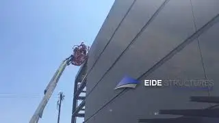 Eide Industries   Helms Garage Facade Installation