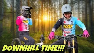 HAYMIN LATIHAN DOWNHILL, ADA YANG PATAH GIGI//Haymin Vlog