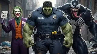 Hulk or spider man na ki full fight 💪 joker sy #viral #trending #cid #hulk #joker #spiderman