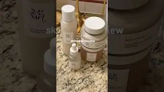 Reviewing popular beauty of joseon skincare 🧴🎀 #skincare #kbeauty #koreanskincare #review #fyp #yt
