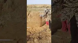 Air-operated Drill on mountain slope protection #drill #pneumaticdrill #airpower #rockdrill