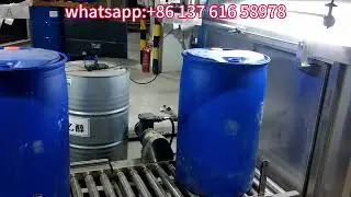 Drum Filling Machine :Fill barrels with engine oil(drum filling machine barrel filling line)