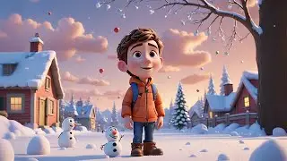 Baby Nino Plays in Snow | Winter Fun Song for Kids | Learning Seasons and Weather