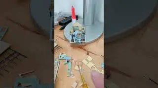 new n scale laser cut 3D building in progress