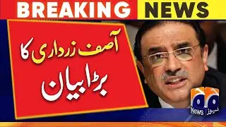 Asif Zardari's big statement | Geo News