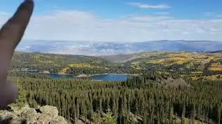 Crag Crest, Grand Mesa Natl Forest, Colorado. Fall Color Day Hike.