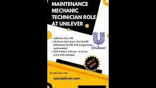 Technical Lead Job USA | Unilever Jefferson City #unitedstates #usa #job #hiring #jobs