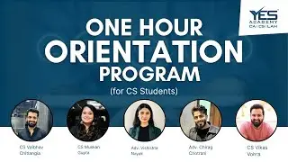 1 Hour Orientation Program For CS Students | Team YES Academy