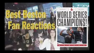 Best Fan Reactions to Boston Red Sox winning 2018 World Series!