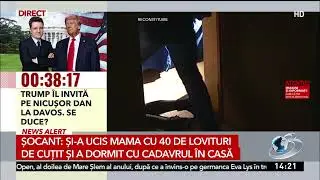 Noi informaţii despre crima din Constanţa. Femeia a fost ucisă cu 40 de lovituri de cuţit de fiul ei