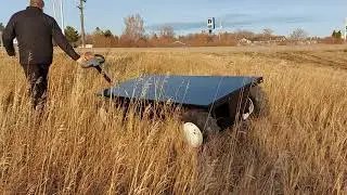 38023 Electric All-Terrain Pallet Truck - Demo Tall Grass - Don't lug it, if you can PUG it!