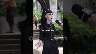 Goths and Emos aren&rsquo;t the same thing! #goth #emo #publicinterview