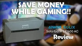 Gaming on FREE Solar Energy?! | Anker SOLIX Solarbank 2 AC Review #ad