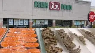 Come Shop with me at Asian Food Market in Plainsboro for Fresh Seafood