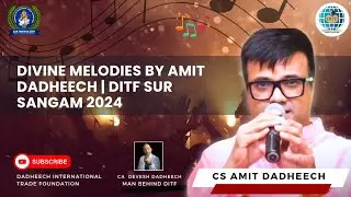 Experience Amit Bollywood Classic Performance | DITF Sur Sangam 2024 #bhajans