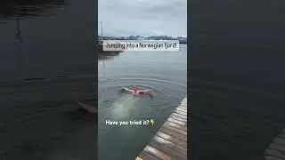 Jumping into a Norwegian Fjord!!! It&rsquo;s COLD🥶