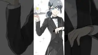miraculous marinette in butler outfit💕❤️💕❤️💕❤️💕❤️💕❤️💕❤️💕❤️💕❤️💕❤️💕❤️💕❤️💕❤️💕❤️💕❤️#miraculous#ladybug