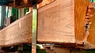🌲AMAZING OLD TEAK WOOD! processing for wooden frame beam material 