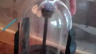 white lightning plasma globe