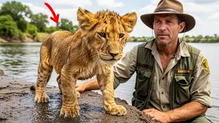 The Lone Lion Cub That Waited Three Days at the River &mdash; What He Guarded Shocked Everyone
