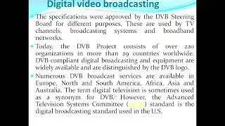Digital video Broadcast
