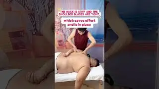 Instant Relief! Deep Tissue Massage for Stiff Back & Shoulder Blades #Shorts #DareToFit  #Shorts