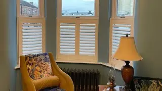 Cafe Style Plantation Shutters is retro room