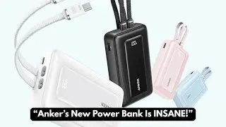 Новый внешний аккумулятор Anker Zolo 45 Вт: более быстрая зарядка, встроенный кабель, более проду...